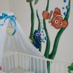 muurschildering babykamer