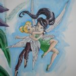 muurschildering disney elfjes door LINDESIGN