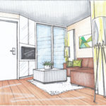 interieurontwerp klein appartement Amsterdam door LINDESIGN.AMSTERDAM