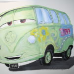 Muurschildering jongenskamer te Amsterdam