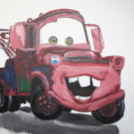 muurschildering takeltje