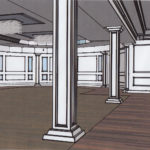 3D visualisatie ontwerp marokkaanse feestzalen door LINDESIGN.AMSTERDAM