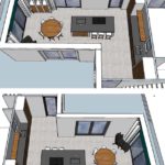 keuken indeling definitief 3D Lelystad