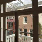 vernieuwde terras overdekking Vondelkerkstraat Amsterdam