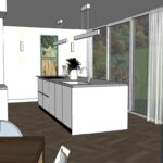 Nieuw keuken ontwerp woning Amstelveen