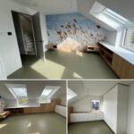 Uitgevoerde slaapkamer.