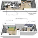 Interieurontwerp idee 1 Oranjehof Amsterdam