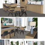 Ontwerp nieuwe keuken en woonkamer