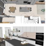 Nieuwe keuken, woonkamer, hal en badkamer 2024