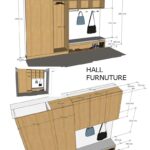 Ontwerp hal meubel Carolina MacGillavrylaan Amsterdam