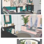 Nieuwe meisjes slaapkamer te Amsterdam