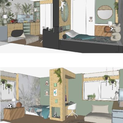 Ontwerp kinderkamer Amsterdam IJburg.