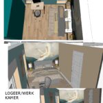 Ontwerp Logeer/ werkkamer