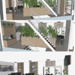 Interieurontwerp kantoor eerste verdieping